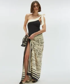 DAMES JOSH V Zwemkleding | Zwemkleding^Badpak Azine | Black creme white |