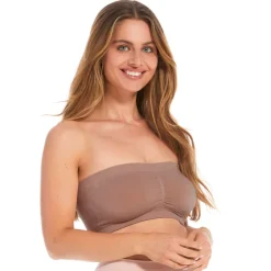 DAMES MAGIC Bodyfashion Lingerie^Bandeau push-up bra | Macchiato |