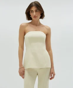 DAMES JOSH V Co-ords | Tops^Bandeautop Ivy | Light ecru |