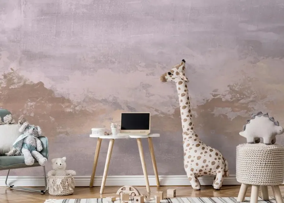 Poespas Home Behang^Behang Abstract | Roze