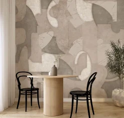 Poespas Behang^Behang Abstract Dreams | Beige