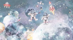 Poespas Home Ruimte | Behang^Behang Astronaut
