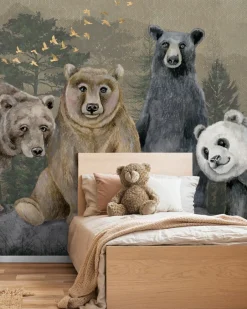 Poespas Home Dieren | Behang^Behang Beren