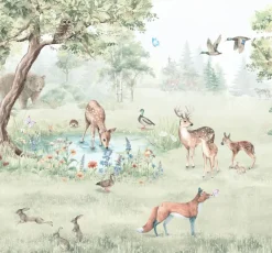 Poespas Home Dieren | Behang^Behang Bosdieren