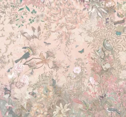 Poespas Home Bloemen | Behang^Behang Botanical Blossom | Peach