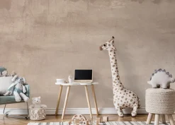 Poespas Home Behang^Behang Concrete wall | Lichtbruin