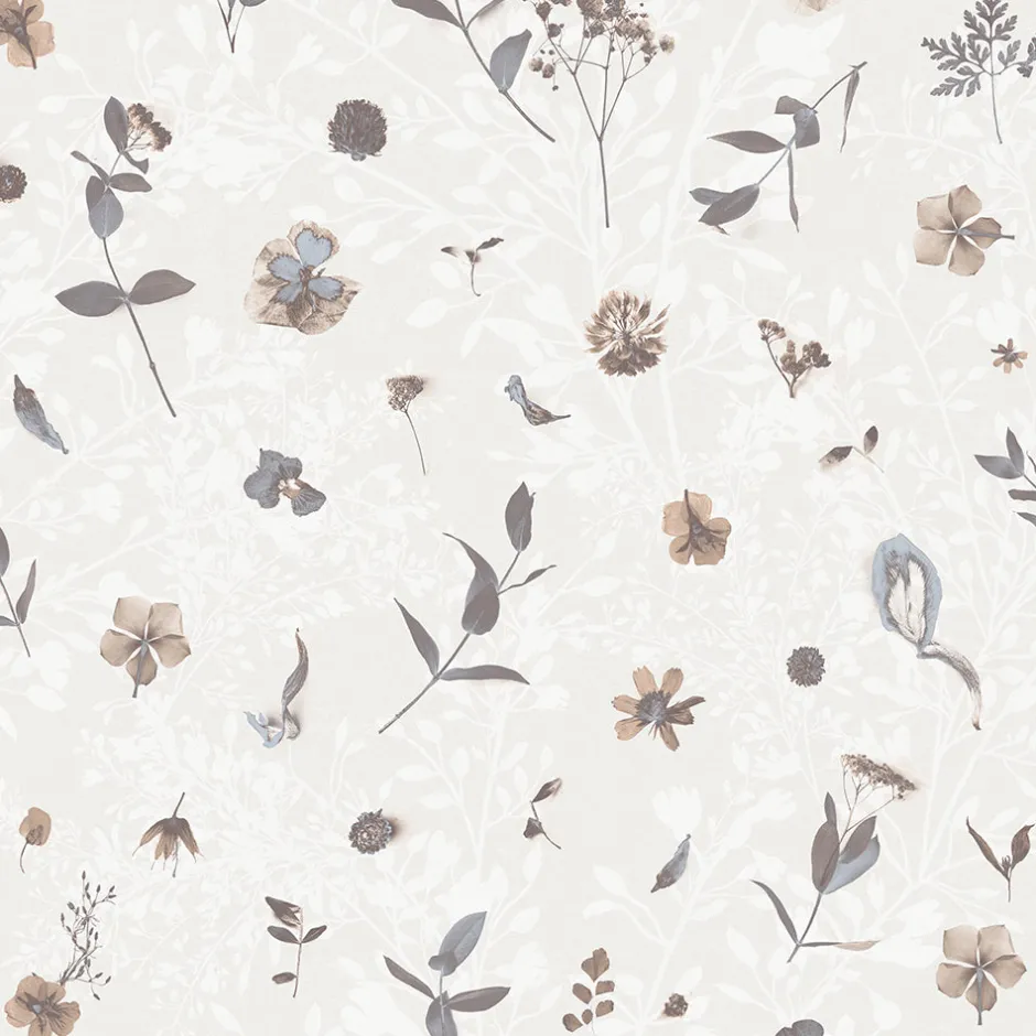 Poespas Home Bloemen | Behang^Behang Dried flowers