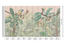 Poespas Home Dieren | Behang^Behang Lazy Luiaard | Jungle Collection