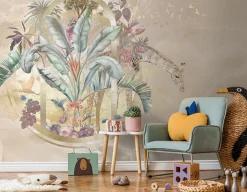 Poespas Home Dieren | Behang^Behang Lola | Beige