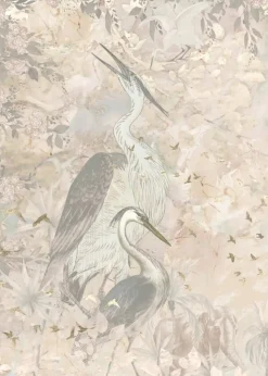 Poespas Home Dieren | Behang^Behang Marble sky | Roze