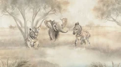 Poespas Home Dieren | Behang^Behang Safari | Circle of Life Collection