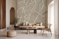 Poespas Home Behang^Behang Scribble Sand