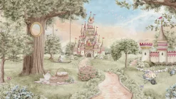 Poespas Home Sprookjes | Behang^Behang Sprookjeskasteel