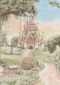 Poespas Home Sprookjes | Behang^Behang Sprookjeskasteel