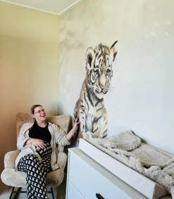 Poespas Home Dieren | Behang^Behang Tijger | Circle of Life Collection