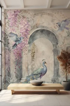 Poespas Home Dieren | Behang^Behang Vintage Garden Arch