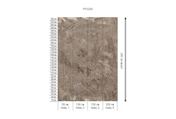 Poespas Home Behang^Behang  Wanderlust | Lichtbruin