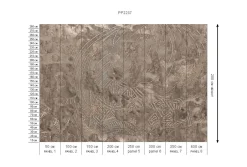 Poespas Home Behang^Behang  Wanderlust | Lichtbruin