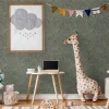 Poespas Home Behang^Behang Wild leopard | Groen