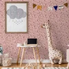 Poespas Home Behang^Behang Wild leopard | Roze