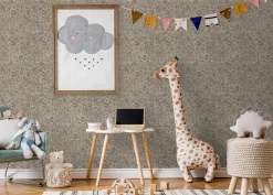 Poespas Home Behang^Behang Wild leopard | Taupe