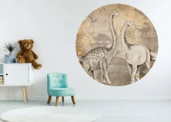 Poespas Home Behangcirkels^Behangcirkel Dino