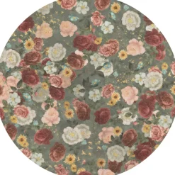 Poespas Home Behangcirkels^Behangcirkel English Garden | 鈱€ 145 cm | Groen