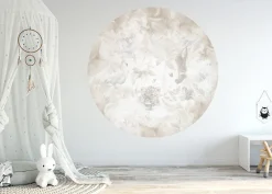 Poespas Home Behangcirkels^Behangcirkel Light Feathers