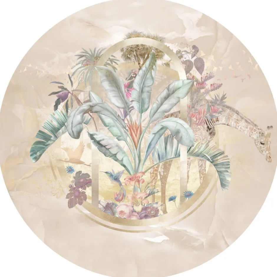 Poespas Home Behangcirkels^Behangcirkel Lola | Beige