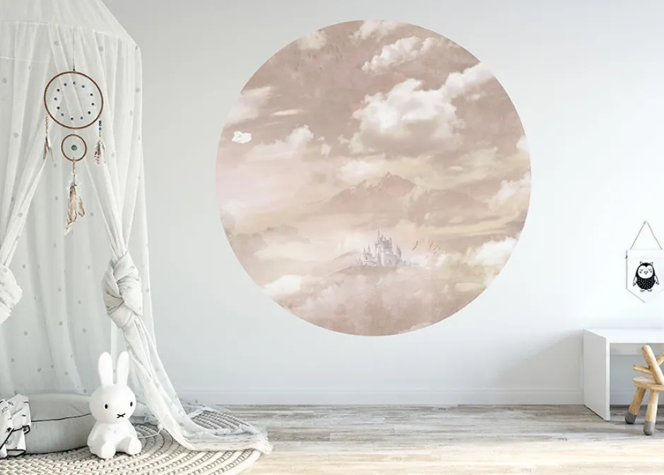 Poespas Home Behangcirkels^Behangcirkel Sweet dreams | Roze