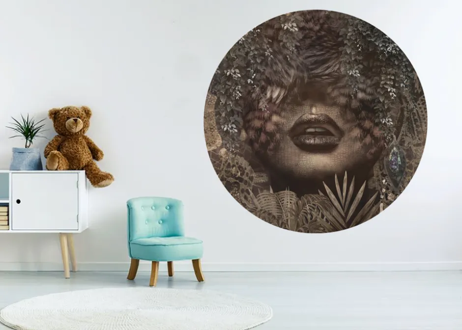 Poespas Home Behangcirkels^Behangcirkel Vrouw