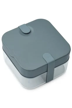 Liewood Lunchboxen & Brooduitstekers^Bentobox Amandine | Sea blue/whale blue |