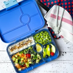 Poespas Lunchboxen & Brooduitstekers^Bentobox XL | 5 vakken | Yumbox