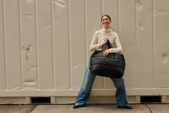 DAMES Tinne+Mia Tassen^Big puffy weekend Bag Camill | Black |