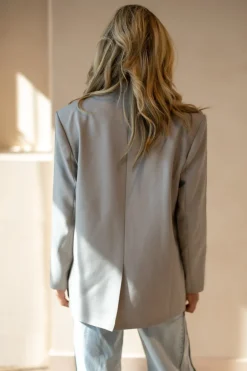 DAMES Refined Department Blazers & Gilets^Blazer Bodi | Light grey sequin |