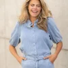 DAMES Freebird Blouses^Blouse Britte | Mid blue |
