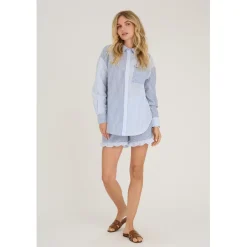 DAMES A-view Co-ords | Blouses^Blouse Mila | Blue/navy |