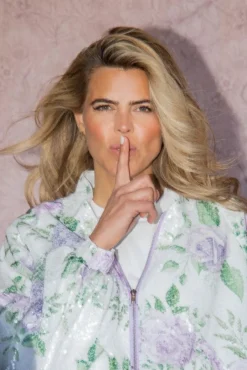 DAMES Studio Amaya x Poespas Co-ords | Jacks & Jassen^Bomberjack Step Up | Lilac sequin bouquet |