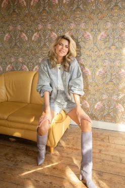 DAMES Studio Amaya x Poespas Co-ords | Jacks & Jassen^Bomberjack Sweet Home Alabama | Silver roses |