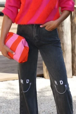 DAMES Refined Department Broeken^Broek Hannah | Grey Denim |