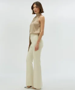 DAMES JOSH V Co-ords | Broeken^Broek Kit | Light ecru |