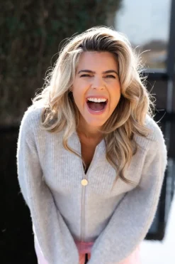 DAMES Studio Poespas Basics | Vesten^Cardigan Demure | Grey |