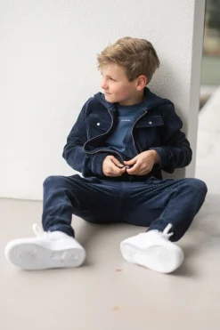 DAMES Studio Poespas Snøpskes | Snøpskes^Cardigan rib | Cool indigo |