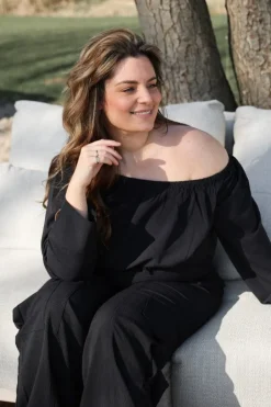 DAMES Refined Department Co-ords | Broeken^Cargo pants Nevada | Black |