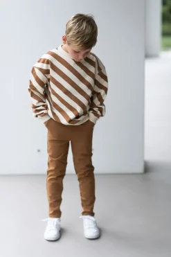 DAMES Navy Natural Broeken & Jeans | Broeken^Chino broek | Biscuit |