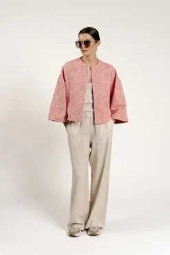 DAMES Bô-Dôme Jacks & Jassen^Clea jacket | Pink peach |