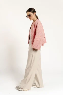 DAMES Bô-Dôme Jacks & Jassen^Clea jacket | Pink peach |