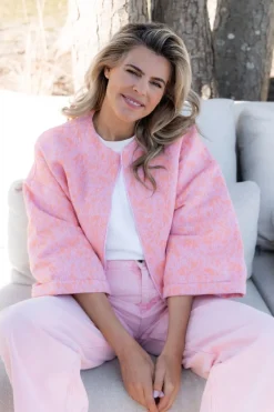 DAMES Bô-Dôme Jacks & Jassen^Clea jacket | Pink peach |