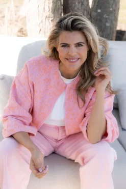 DAMES Bô-Dôme Jacks & Jassen^Clea jacket | Pink peach |