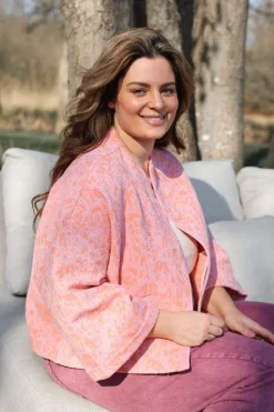 DAMES Bô-Dôme Jacks & Jassen^Clea jacket | Pink peach |